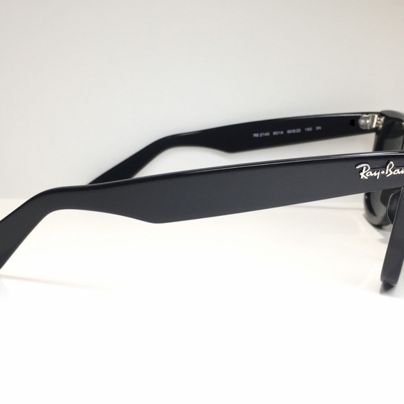 Ray Ban Wayfarer Black Lens Black Frame RB2140 - Picture 8 of 14